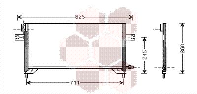 VAN WEZEL Kondensaator,kliimaseade 13005204